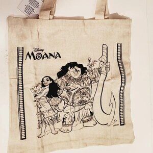NWT Disney Moana Canvas Tote